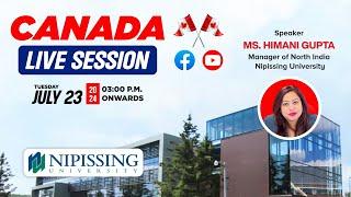 Live Session With Nipissing University, Canada