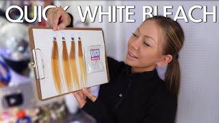 how to use QUICK WHITE bleach from Sally's