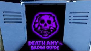 How to get DEATH ANY% BADGE in ROBLOX PRESSURE