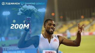 Noah Lyles beats Fred Kerley in the 200m in Doha - Wanda Diamond League 2022