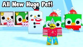 I Hatched Huge Snowman And Huge Jolly Penguin! - Pet Simulator X Roblox