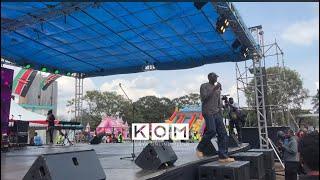 BIEN PERFORMING AT THE GEN-Z MEMORIAL SERVICE AT UHURU PARK!