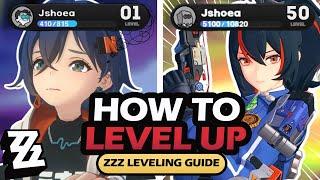 HOW TO GAIN LEVELS FAST IN ZZZ | Zenless Zone Zero Level Guide