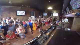 Reaction to John Anthony Brooks Goal v Ghana at rhinehaus, Cincinnati, OH