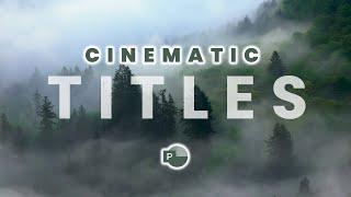 Create your own CINEMATIC TITLES with VIDEO in the background -A simple 5 minute PowerPoint tutorial