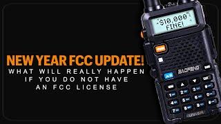 Updated FCC Laws For Using A Baofeng With No License - Do You Need A License For a UV-5R Ham Radio?