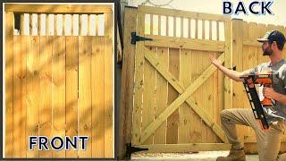 DIY Fence Gate Ideas (How to Build a Wood Fence Gate)