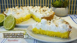 TARTA DE LIMÓN CON MERENGUE UNICA DELICIOSA E IRRESISTIBLE