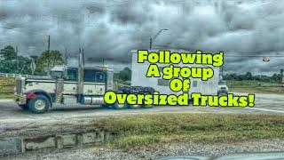 FOLLOW A GROUP OF OVERSIZED TRUCKS! 