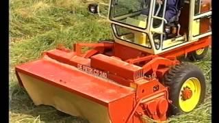 Self-Propelled mowing-conditioning machine CS 240 for fodder cutting - HISTORICAL VIDEO