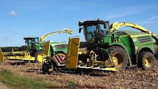 John Deere - Claas - Krone - Conow / Maissilage - Silaging Maize  2023  pt1