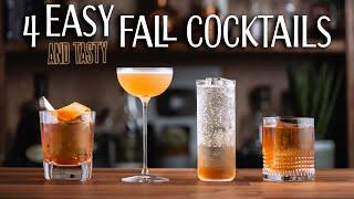 4 EASY Fall Cocktails You need to try!