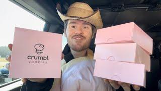 Trying THREE Mystery Cookies From Crumbl Cookies | Mystery Week January 2024