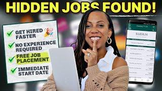 Get a Job Offer in Minutes!  | How to Find Best Hidden Work From Home Jobs 2025