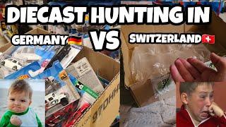 "HORRIBLE and HAPPY Diecast Hunting Experiences" | Germany VS Switzerland