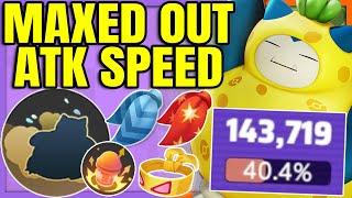 Incredible 140,000+ Damage with Attack Speed FLAIL SNORLAX | Pokemon Unite