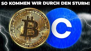 Keine Panik vor der Korrektur! Bitcoin und Coinbase