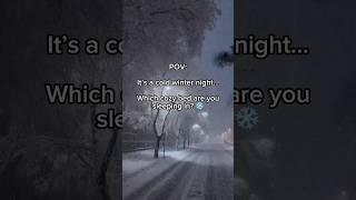 POV: it's a cold winter night | #whichisbest #music #aesthetic #chill #nature
