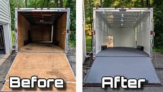 I Rebuilt the ENTIRE Interior of this $800 Enclosed Copart Trailer