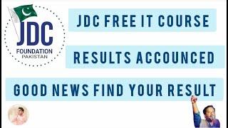 JDC Free IT Result | Good New JDC Result Announced 2022 | JDC IT City Classes | Free IT List