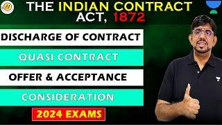 The Indian Contract Act, 1872 (Lec-2) I CS Amit Vohra #companysecretary #csamitvohralawclasses