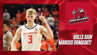 The Chicago Bulls sign Marcus Domask to an Exhibit 10 deal!!!