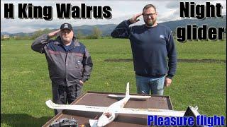 H-King Night Walrus Glider w/Flaps EPO 1400mm 3S PNF Pleasure flight