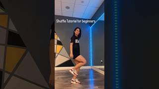 Shuffle tutorial for beginners #shuffledance #shuffle #footwork #shuffletutorial