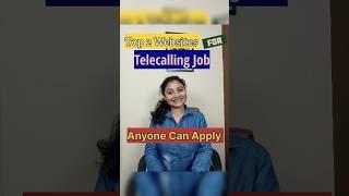 Top 2 Websites To Get TELECALLING JOBS for Free For Everyone. #shorts #shortsvideo