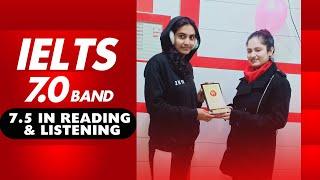 Recent Result | IELTS 7.0 Band (7.5 In Listening & Reading)