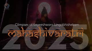 Glimpses of Sayeeshwara Lingabhishekam | Mahashivaratri - Evening | Feb 26, 2025