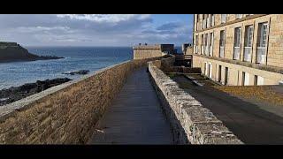A Brittany Tale: Saint Malo - The Ramparts. A scene from The Fright
