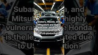 Japan’s Automakers Brace for Major Cuts If Trump Tariffs Take Effect