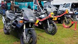 Olivers Mount 2024 Barry Sheene Festival with Supercarlsunday & David Jackson on the GSXR 750