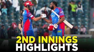 2nd Innings Highlights | Peshawar Zalmi vs Karachi Kings | Match 6 | HBL PSL 9 | M2A1A