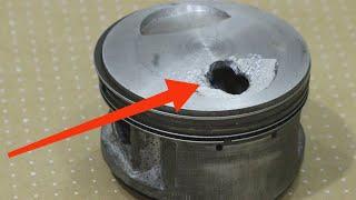 there are still many who don't know how to weld aluminum, hollow pistons