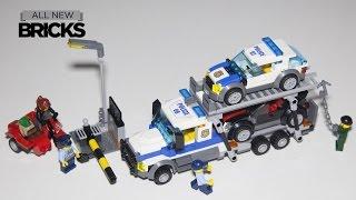 Lego City 60143 Auto Transport Heist Speed Build