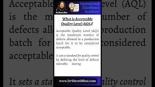 What is acceptable quality level?