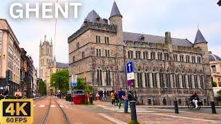 Driving in GHENT Belgium 2024  | Stunning City Tour in 4K 