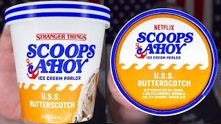 Netflix Stranger Things Scoops Ahoy Ice Cream Parlor U.S.S. Butterscotch Review