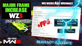 Hidden PC Setting DOUBLES Performance & FPS!! Warzone 3 & Modern Warfare 3 Advanced Settings!! REAL