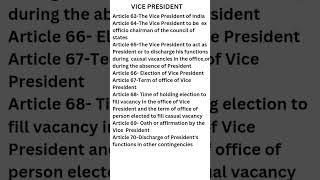 POLITY- VICE PRESIDENT #indianpolity #competitiveexam