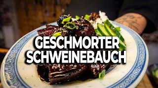 Geschmorter Asia Schweinebauch auf Reis | Rezeptvideo by Bernd Zehner