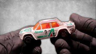 PAINTING DIECAST CARS - Fiat Abarth Rally RESTORATION - 1:53 Scale - Homemade decals