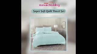 Make every night a memorable night with our Super Soft Quilt Duvet Set.