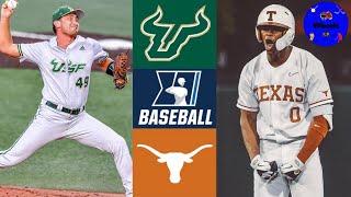 USF vs #2 Texas Highlights (Crazy Game!) | Super Regional Game 1 | 2021 College Baseball Highlights