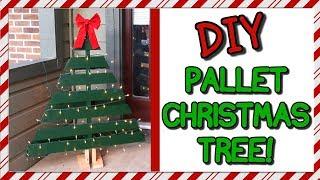 How To Make A Pallet Christmas Tree  How To With Kristin