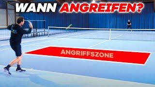 Nur DANN darfst du angreifen [Tennis Taktik]