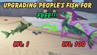 TAKING RANDOM PLAYERS FISH BUT MAKING THEM BETTER!!!(Roblox Fisch)