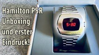 LED-Retro-Uhr Hamilton PSR - Unboxing